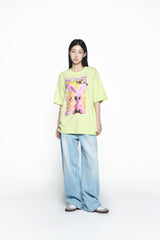 25SS デストロイデニムバドパンツ ライトブルー
