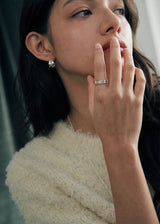 [925 silver] Deux.silver.203 / エペコートピアス (シルバー)