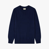 ストレンジャークラシックフィットエッセンシャルクルーネックセーター (Navy)