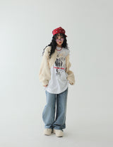 ローズレタリングフォーシーズンボクシー半袖Tシャツ