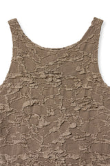 wrinkle top (brown)
