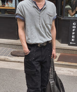 カト ヘンリーネック スラブ ショートスリーブ Tシャツ