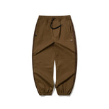 SP LINE WIDE JOGGER PANTS BROWN