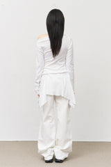 (W) Fury White Jeans