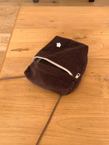 mini pocket bag - corduroy brown