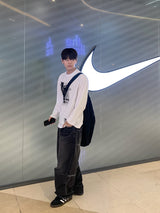 タイムプリンティング長袖Tシャツ