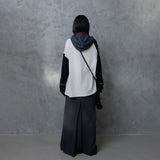 MISTY GLITTER HOODED SCARF