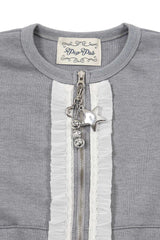 Starring Zip-Up Jacket [Gray]