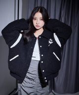 UNISEX フェイクボアスタジャン