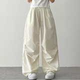 Tive Parasuit Shirring Rustle String Wide Pants