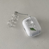 [made]Leaf&water drop resin airpod case