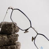 Knouun Square titanium glasses CODE. 101. B Gray
