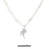 Magical Bear Pearl Necklace