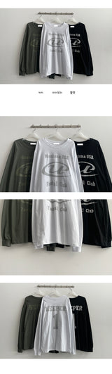 ターディンバッグプリント長袖Tシャツ (3 colors)