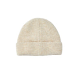 24FW BASIC LOGO LABEL POINT BEANIE BEIGE