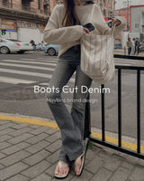 [MADE] Lald Bootcut Denim Pants (Basic, Long)