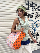 UnsocialNight 3 ways Canneles dot tote bag
