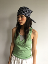 Kale check bandana (2color)