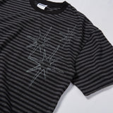 Untitled Starrynight Small Stripe Short Sleeve Black Charcoal