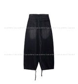 Rocky big wide strap balloon denim