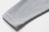 26SS★ Textured Henley Neck Long Sleeve T-Shirts