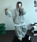 シープ/  ストリング 🐑ワイドビッグヒップバルーンロングパンツ🤍🩶🖤3カラー