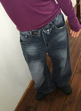 Sophis Obee Folding Wide Denim Pants