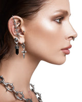 FORBIDDEN Pin Cuff Earring