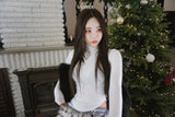 レオパードファーレタリングミニスカート