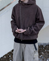Bio unbalanced corduroy warmer jacket
