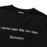 Circle Key's Waffle Long Sleeve (Black)