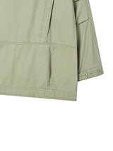 DETACHABLE HOOD FIELD JACKET KHAKI