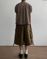 Rope Cargo Bermuda Pants