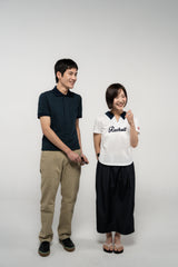 レギュラー ストライプ PK Tシャツ (NAVY)