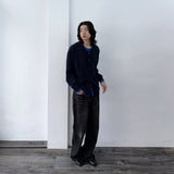 Layered Button Knit