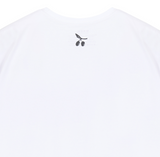 [mnem]オリーブプリントのオーバーサイズTシャツ (white)