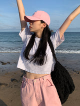 [MADE] ジェラビーズ クロップド Tシャツ