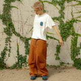 ファジーハーフTシャツ / Off White