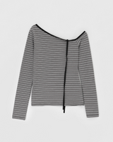 [MADE] Pelsy String Unbalanced Long Sleeve T-shirt