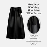 Nult Crack Number ヴィンテージウォッシュ加工バンディングワイドパンツ
