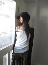 cotton side shirring cap