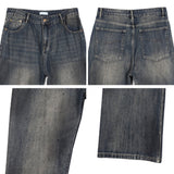 Riken Oil Washing Flare Jeans