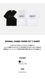 SIGNAL CAMO OVER FIT T-SHIRT (3color)