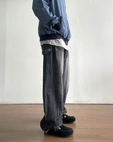 Load Snap Curved Denim Pants