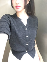 スリムフィット ヘリン カーディガン 14カラー