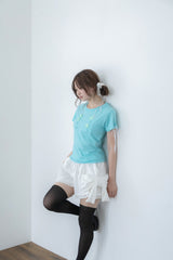 ビッグ リボン パンツ(WHITE)