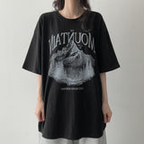 マウンテンボクシーフィットショートスリーブTシャツ