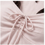 Eira Halter Layered Shirring T-shirt