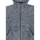 BLEACH LINED JACKET . DIRTY BLACK