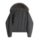 Elden Classic Wool Fur Jacket